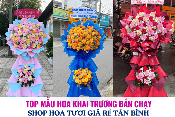 Top mẫu hoa khai trương bán chạy tại Tân Bình